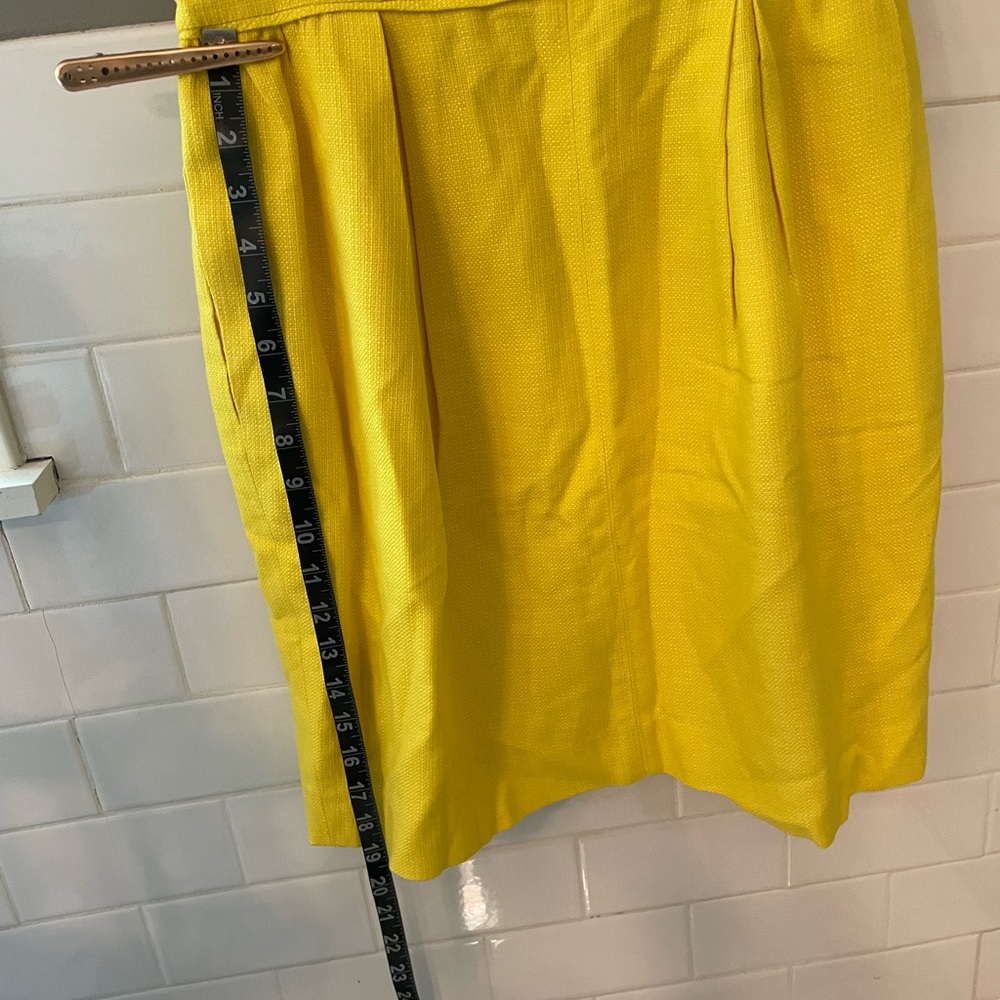 J. Crew Bright Yellow Sheath Dress | 4 - Picture 8 of 11